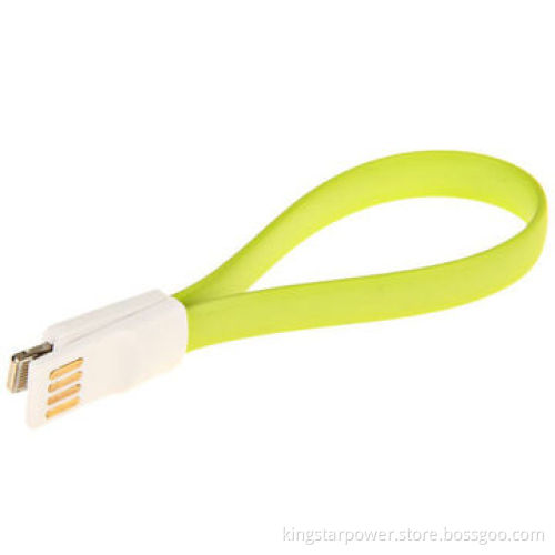 8-pin Flat Magnet Bracelet USB Data Cable for iPhone 5 5s 5c, iPad 4/mini, Touch 5